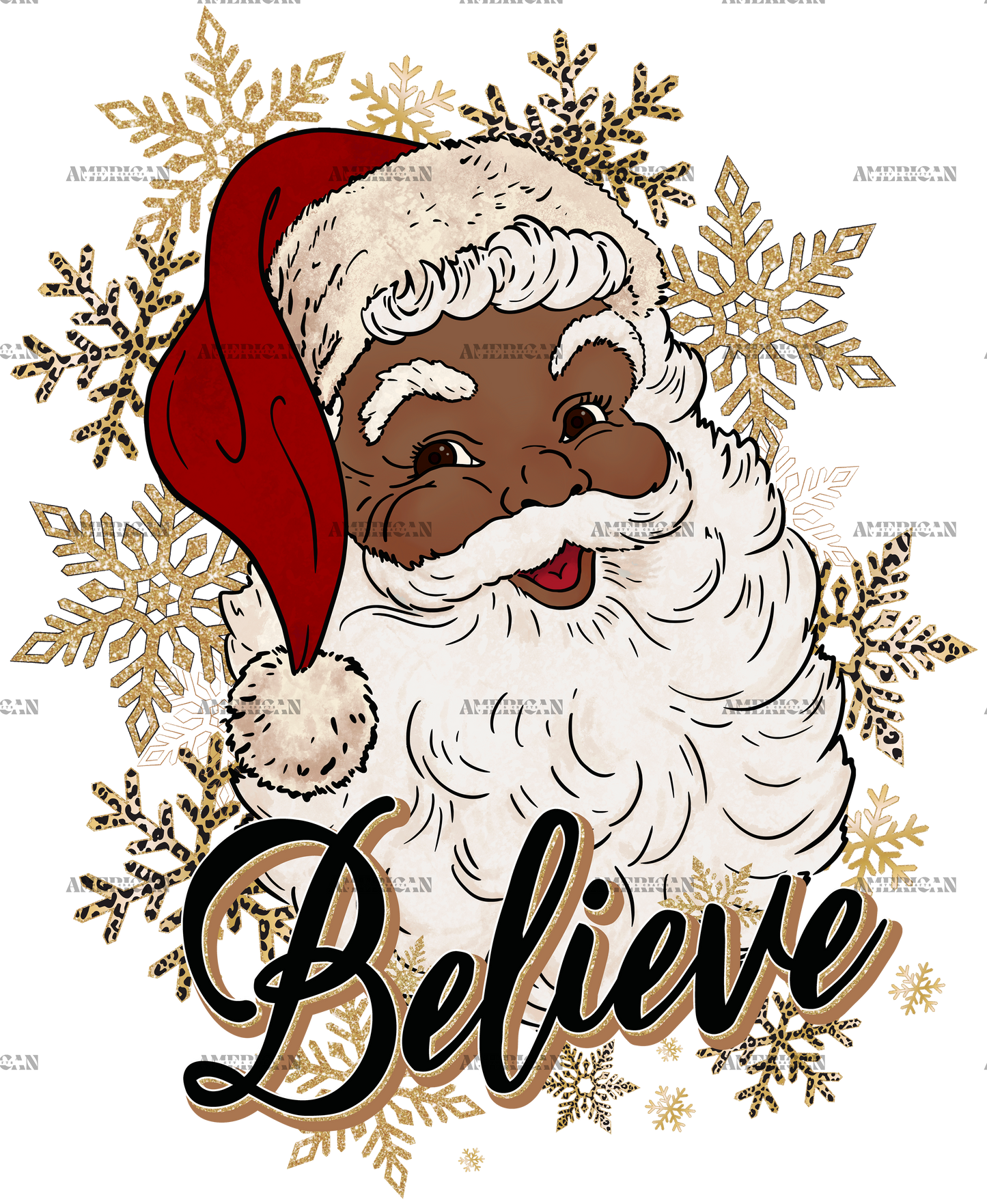 Believe Santa-2 DTF Transfer