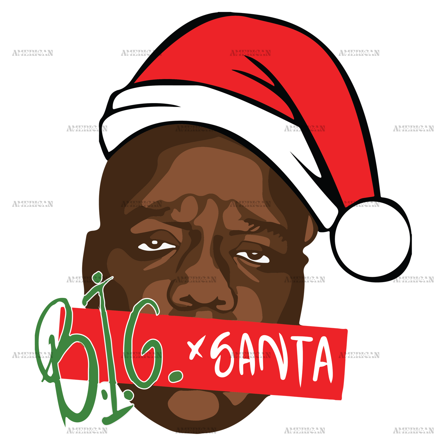 Big Santa DTF Transfer