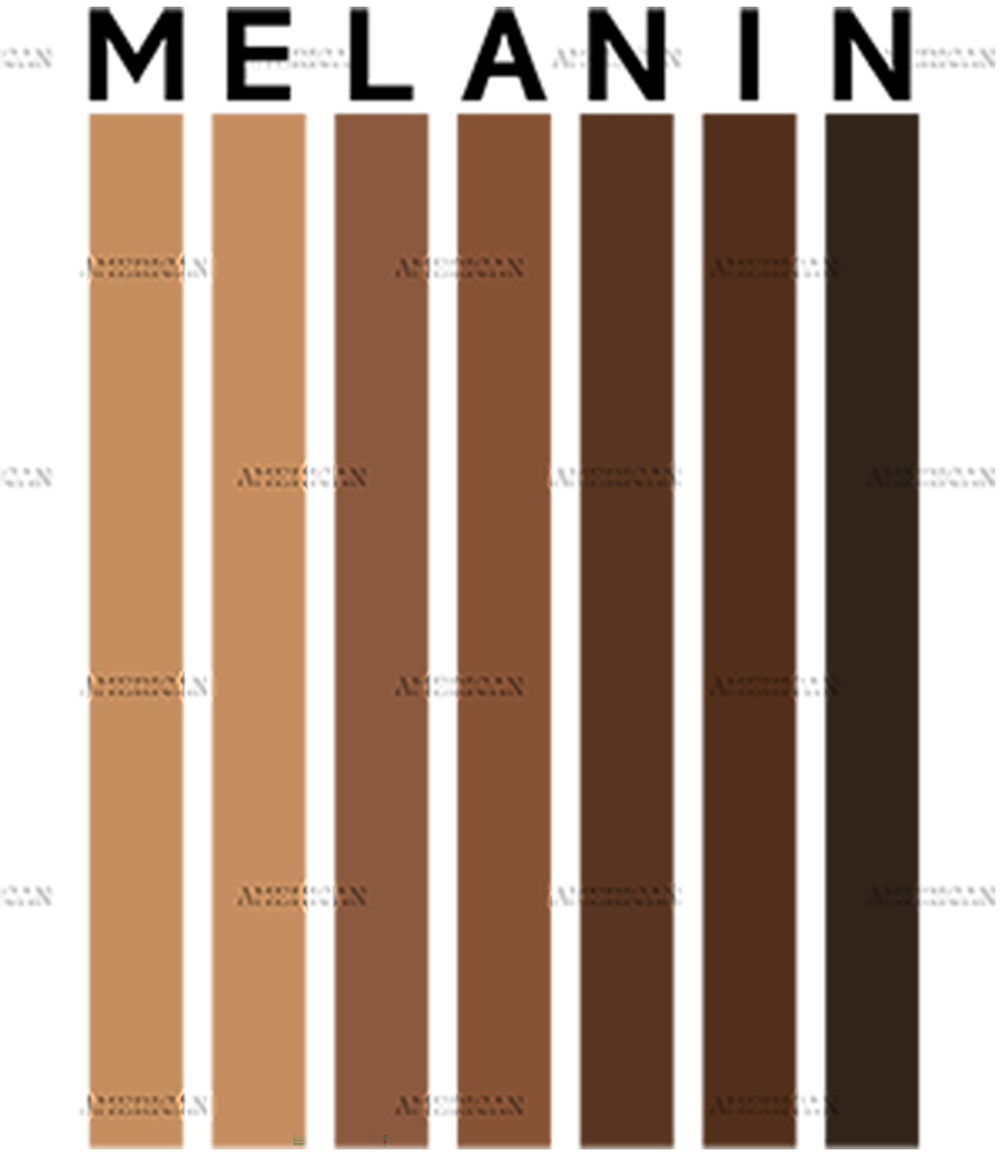 Black Melanin Strips DTF Transfer