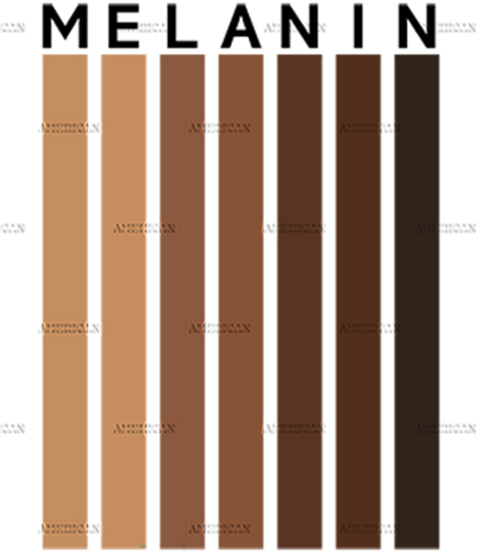 Black Melanin Strips DTF Transfer