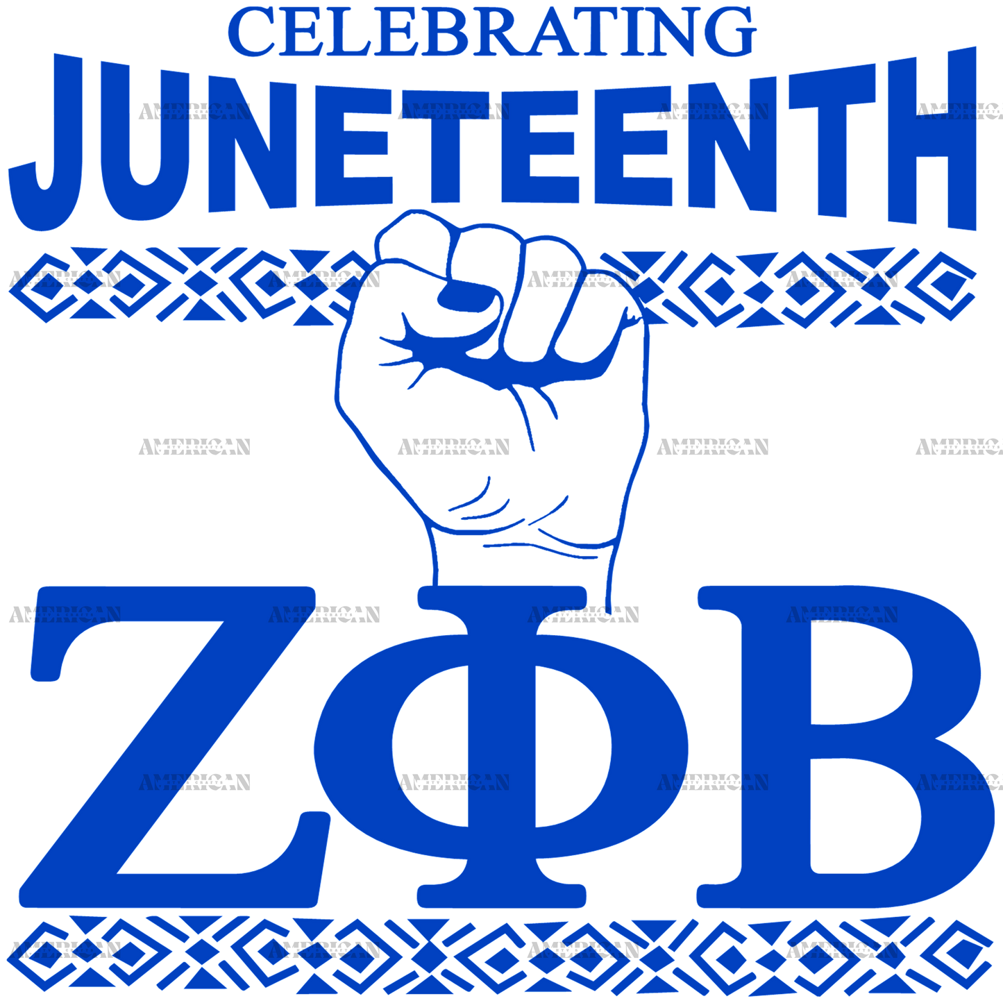 Celebrating Juneteenth ZIB DTF Transfer