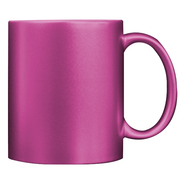 Coffee Mug Metallic Painted Surface 11oz