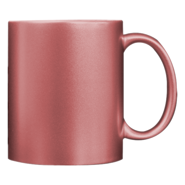 Coffee Mug Metallic Painted Surface 11oz