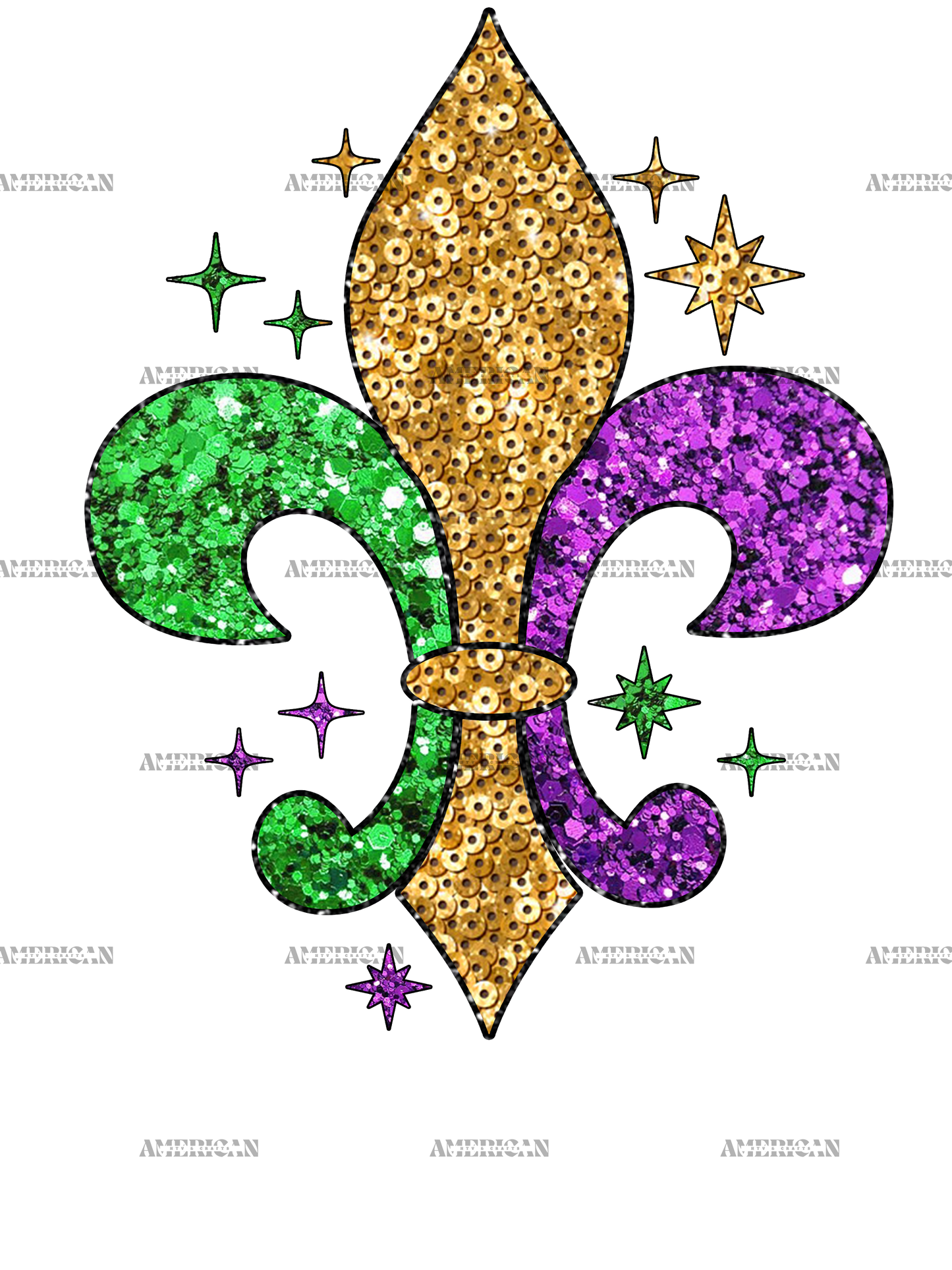 Fleur De Lis-1 DTF Transfer