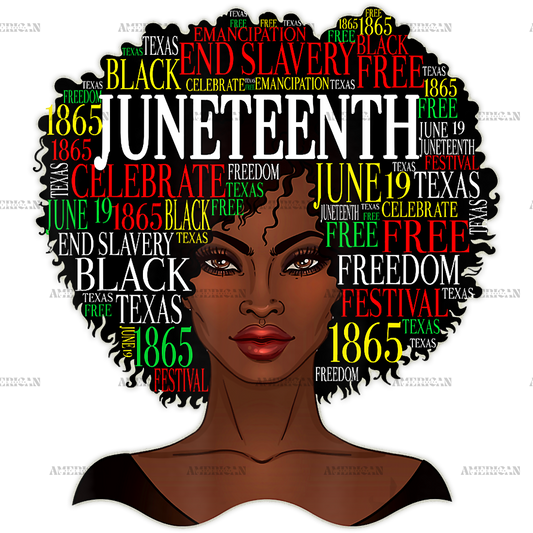 Juneteenth Women DTF Transfer