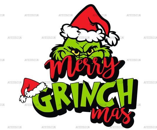 Merry Grinch Mas-3 DTF Transfer