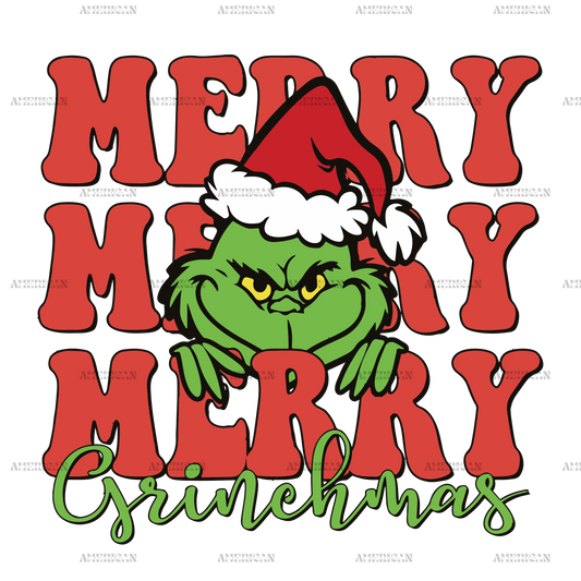 Merry Merry Grinchmas-2 DTF Transfer