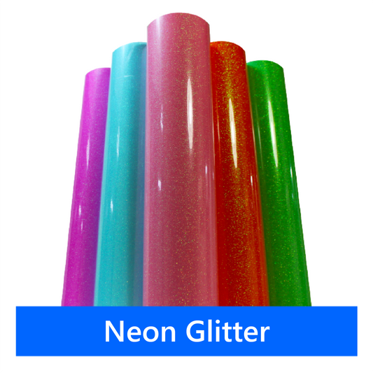 Neon Glitter HTV