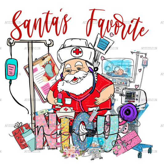 Santa Favorite NICU DTF Transfer