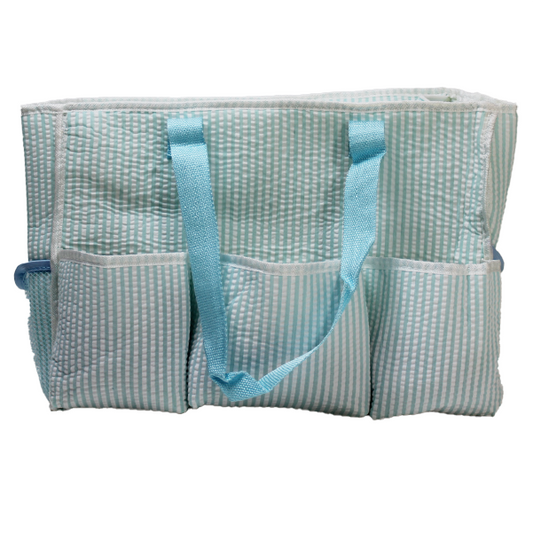 Seersucker Diaper Bag