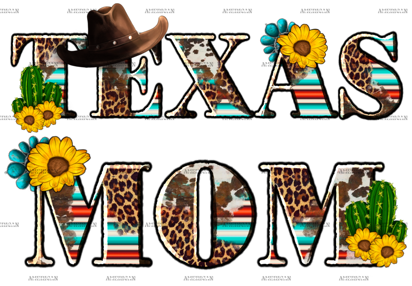 Texas Mom DTF Transfer