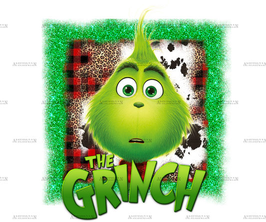 The Grinch Tiny DTF Transfer