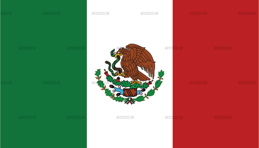 Mexico Flag Dtf Transfer