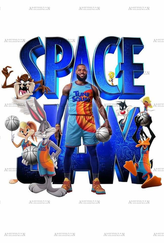 Space Jam DTF Transfer