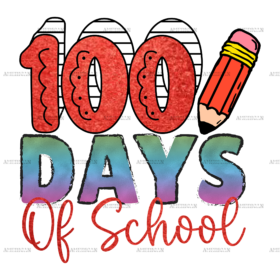 100 Days Of School-2 DTF Transfer