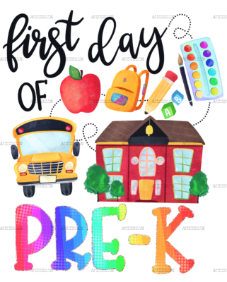 1st Day Of Pre-K DTF Transfer