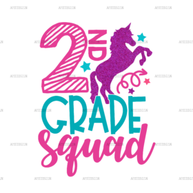 2nd Grade Squad DTF Transfer