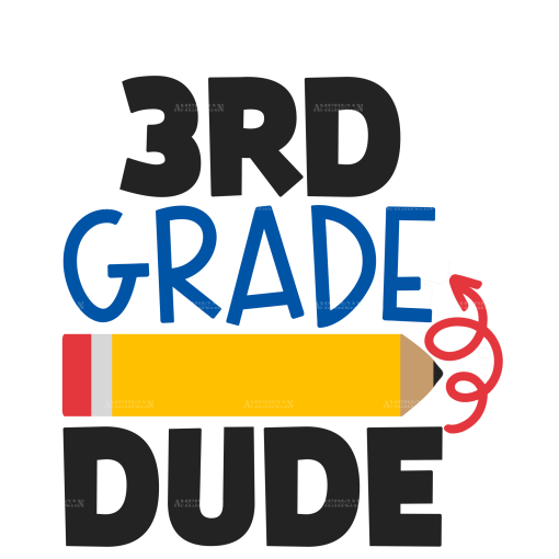 3rd Grade Dude DTF Transfer