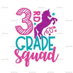 3rd Grade Squad DTF Transfer