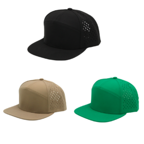 Laser Vented - 7 Panel Caps
