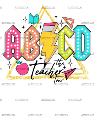 ABCD The Teachers Tour-2 DTF Transfer