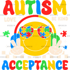Autism Acceptance DTF Transfer