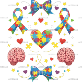 Autism Awareness-13 DTF Transfer