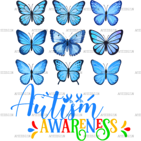 Autism Awareness-16 DTF Transfer