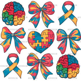 Autism Awareness-20 DTF Transfer
