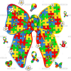 Autism Awareness-31 DTF Transfer