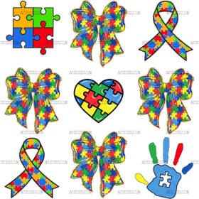 Autism Awareness-6 DTF Transfer