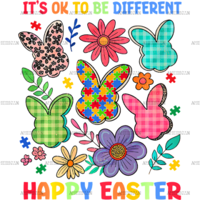 Autism Easter DTF Transfer