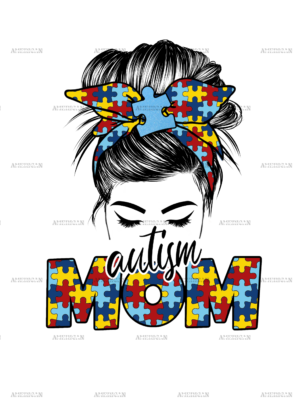 Autism Mom-1 DTF Transfer
