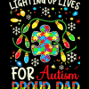 Autism Proud Dad DTF Transfer