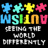 Autism Seeing The World Differently-1 DTF Transfer