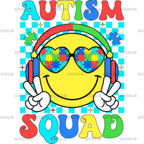 Autism Squad DTF Transfer