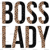 Boss Lady Leopard DTF Transfer