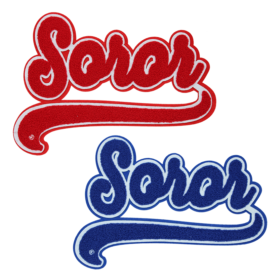 Soror Patch (Large/Chenille)