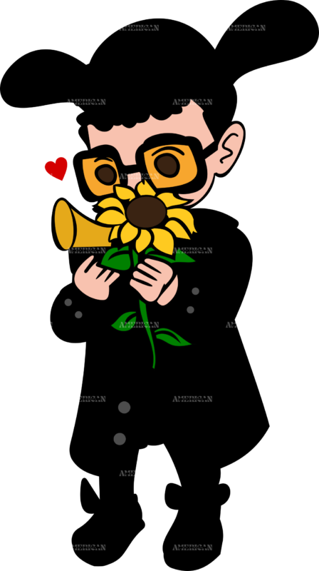 Bad Bunny Baby Sunflower DTF Transfer