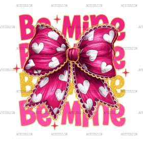 Be Mine Bow-2 DTF Transfer