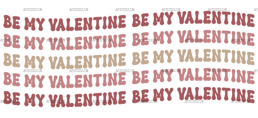 Be My Valentine-1 UV DTF Transfer