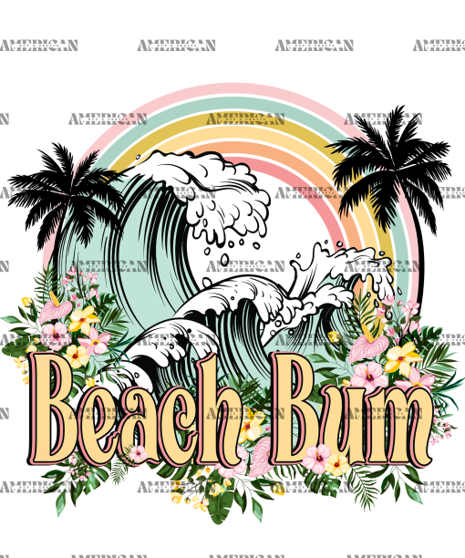 Beach Bum DTF Transfer