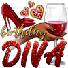 Birthday Diva DTF Transfer
