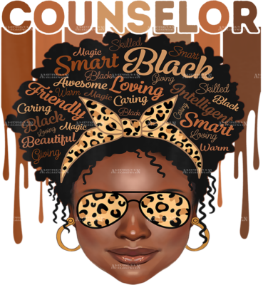 Black Counselor DTF Transfer