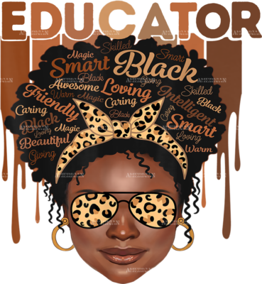 Black Educator DTF Transfer