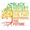 Black History Honoring The Past Inspiring The Future DTF Transfer
