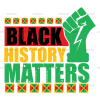 Black History Matters DTF Transfer