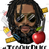 Black Man Teacher Life Long Hair DTF Transfer
