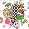 Bolt Christmas Grinch UV DTF Transfer