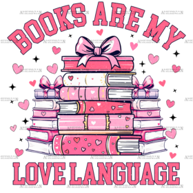 Books Are My Love Language-1 DTF Transfer